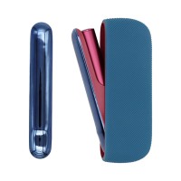 Θήκη Σιλικόνης Sonique Grip με Πλαϊνό Κάλυμα για IQOS ILUMA & ILUMA i Μπλε Σκούρο