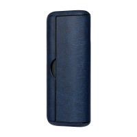 Θήκη PU Leather Shell για IQOS Iluma Prime Μπλε Σκούρο
