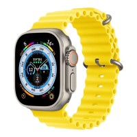 Λουράκι Σιλικόνης Ocean Band Sonique για Apple Watch (38/40/41MM) Κίτρινο