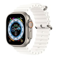 Λουράκι Σιλικόνης Ocean Band Sonique για Apple Watch (42/44/45/49MM) Λευκό