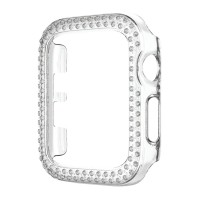 Θήκη Προστασία Luxury Double Diamond PC Sonique για Apple Watch Apple Watch 1/2/3 38 mm Διάφανο