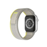 Λουράκι Nylon Loop Band Sonique για Apple Watch (38/40/41MM) Γκρί / Κίτρινο