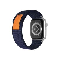 Λουράκι Nylon Loop Band Sonique για Apple Watch (42/44/45/49MM) Μπλε Σκούρο