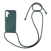 Θήκη Σιλικόνης με Κορδόνι CarryHang Sonique Samsung Galaxy A13 5G / Galaxy A04s Πράσινο Σκούρο
