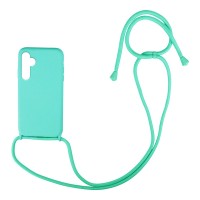 Θήκη Σιλικόνης με Κορδόνι CarryHang Sonique Samsung Galaxy A14 4G / Galaxy A14 5G Γαλάζιο