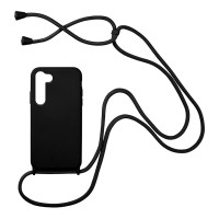 Θήκη Σιλικόνης με Κορδόνι CarryHang Sonique Samsung Galaxy S23 Μαύρο