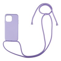 Θήκη Σιλικόνης με Κορδόνι CarryHang Sonique Xiaomi Redmi A1 / Redmi A2 Λιλά