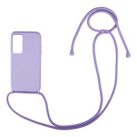 Θήκη Σιλικόνης με Κορδόνι CarryHang Sonique Xiaomi Xiaomi 12T  / Xiaomi 12T Pro Λιλά