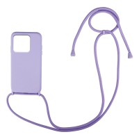 Θήκη Σιλικόνης με Κορδόνι CarryHang Sonique Xiaomi Xiaomi 13 5G Λιλά