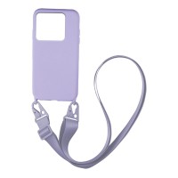 Θήκη Σιλικόνης με Strap CarryHang Sonique Xiaomi Xiaomi 13 Pro 5G Λιλά