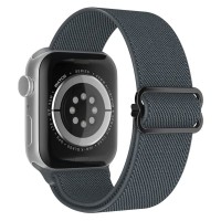 Λουράκι Elastic Nylon Loop Sport Band Sonique για Apple Watch (38/40/41MM) Σκούρο Γκρι