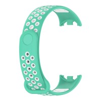 Λουράκι Σιλικόνης Sonique Sport για Xiaomi Smart Band 8 / Xiaomi Smart Band 9 / / Xiaomi Smart Band 10 Βεραμάν / Λευκό