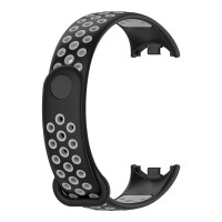 Λουράκι Σιλικόνης Sonique Sport για Xiaomi Smart Band 8 / Xiaomi Smart Band 9 / / Xiaomi Smart Band 10 Μαύρο / Γκρι