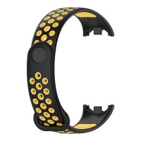 Λουράκι Σιλικόνης Sonique Sport για Xiaomi Smart Band 8 / Xiaomi Smart Band 9 / / Xiaomi Smart Band 10 Μαύρο / Κίτρινο