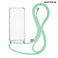 Θήκη Σιλικόνης με Κορδόνι Sonique Armor Clear Honor 20 / Nova 5T Βεραμάν