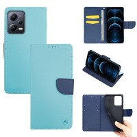 Θήκη Πορτοφόλι Sonique Trend Wallet Xiaomi Redmi Note 12 5G / Poco X5 5G Σιέλ / Σκούρο Μπλε