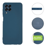 Θήκη Σιλικόνης My Colors Sonique Samsung Galaxy M33 5G Μπλε Σκούρο