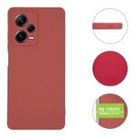Θήκη Σιλικόνης My Colors Sonique Xiaomi Redmi Note 12 Pro Plus Μπορντό Ανοιχτό