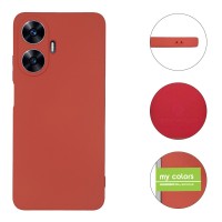Θήκη Σιλικόνης My Colors Sonique Realme C55 Μπορντό Ανοιχτό