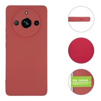 Θήκη Σιλικόνης My Colors Sonique Realme 11 Pro 5G / Realme 11 Pro Plus 5G Μπορντό Ανοιχτό