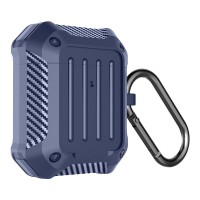 Θήκη Σιλικόνης Sonique Heavy Armor για AirPods 1/2 Μπλέ