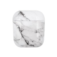 Θήκη Sonique PC Marble για AirPods 1/2 Λευκό