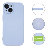 Θήκη Σιλικόνης My Colors Sonique Apple iPhone 15 Λιλά