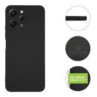 Θήκη Σιλικόνης My Colors Sonique Xiaomi Redmi 12 4G / Redmi 12 5G Μαύρο
