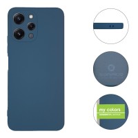 Θήκη Σιλικόνης My Colors Sonique Xiaomi Redmi 12 4G / Redmi 12 5G Μπλε Σκούρο