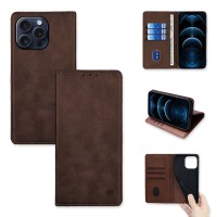 Θήκη Πορτοφόλι Vintage Magnet Wallet Sonique Apple iPhone 15 Pro Max Καφέ