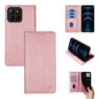 Θήκη Πορτοφόλι Vintage Magnet Wallet Sonique Honor 70 Lite 5G Ροζ Χρυσό