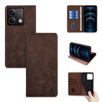 Θήκη Πορτοφόλι Vintage Magnet Wallet Sonique Xiaomi Redmi Note 13 5G Καφέ