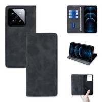 Θήκη Πορτοφόλι Vintage Magnet Wallet Sonique Xiaomi Xiaomi 14 Μαύρο