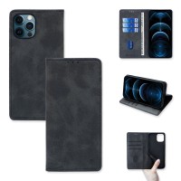 Θήκη Πορτοφόλι Vintage Magnet Wallet Sonique Apple iPhone 12 / iPhone 12 Pro Μαύρο