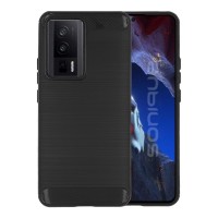 Θήκη Σιλικόνης Sonique Carbon Brushed Xiaomi Poco F5 Pro 5G Μαύρο