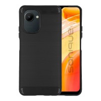Θήκη Σιλικόνης Sonique Carbon Brushed Realme C30 Μαύρο