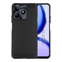 Θήκη Σιλικόνης Sonique Carbon Brushed Realme C51 / Realme C53 / Realme Note 50 4G Μαύρο