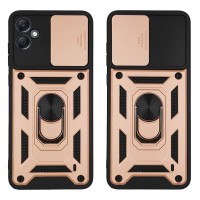 Θήκη Ring Armor CamPro Sonique για Samsung Galaxy A05 4G Ροζ Χρυσό