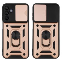 Θήκη Ring Armor CamPro Sonique για Samsung Galaxy A25 5G Ροζ Χρυσό