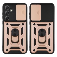 Θήκη Ring Armor CamPro Sonique για Samsung Galaxy A55 5G Ροζ Χρυσό