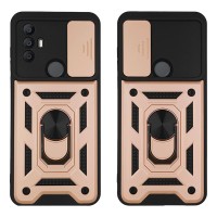 Θήκη Ring Armor CamPro Sonique TCL 305 / TCL 306 / TCL 30E / TCL 30 SE Ροζ Χρυσό