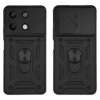 Θήκη Ring Armor CamPro Sonique για Xiaomi Redmi Note 13 5G Μαύρο