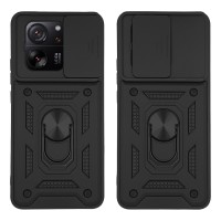 Θήκη Ring Armor CamPro Sonique για Xiaomi Xiaomi 13T 5G / Xiaomi 13T Pro 5G Μαύρο