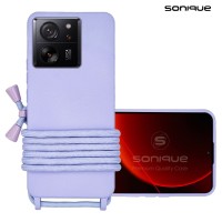 Θήκη Σιλικόνης με Κορδόνι CarryHang Sonique Xiaomi Xiaomi 13T 5G / Xiaomi 13T Pro 5G Λιλά