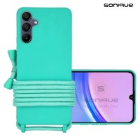 Θήκη Σιλικόνης με Κορδόνι CarryHang Sonique Samsung Galaxy A15 4G / Galaxy A15 5G Γαλάζιο