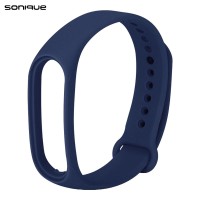Λουράκι Σιλικόνης Sonique Color για Xiaomi Mi Band 7 Μπλε Σκούρο