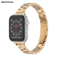 Λουράκι Stainless Steel Slim Bracelet Sonique Classic για Apple Watch (38/40/41MM) Μπρονζέ