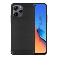 Θήκη Σιλικόνης Sonique Carbon Brushed Xiaomi Redmi 12 4G / Redmi 12 5G Μαύρο