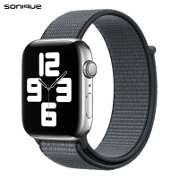 Λουράκι Official Nylon Band Sonique για Apple Watch (38/40/41MM) Γκρι