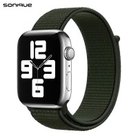 Λουράκι Official Nylon Band Sonique για Apple Watch (38/40/41MM) Χακί